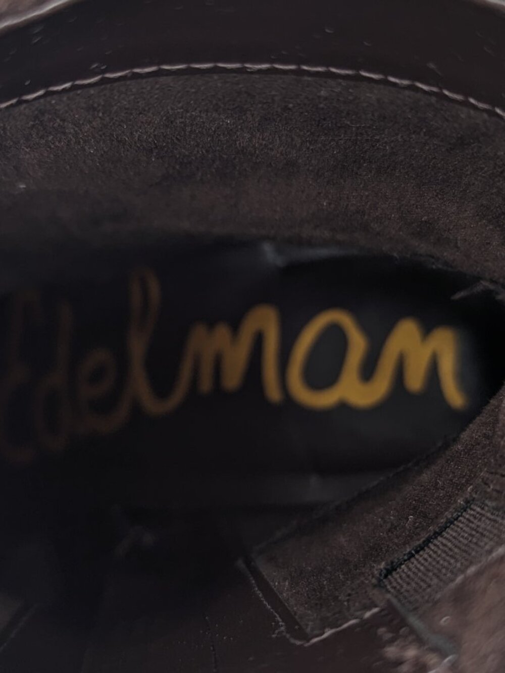 Sam Edelman Ukie Ankle Booties Chocolate Suede Womens 7 - Picture 6 of 7